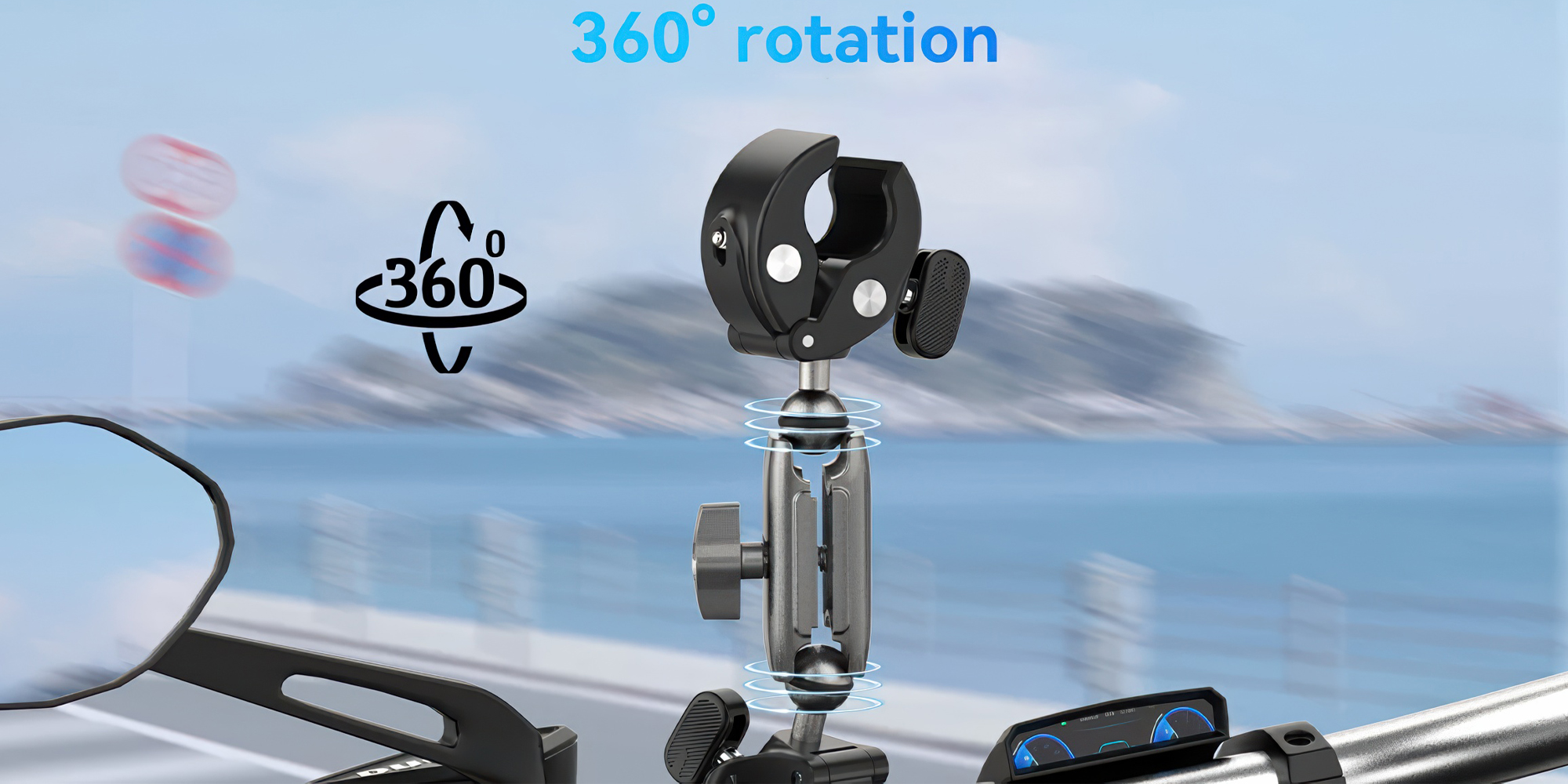 Uchwyt montażowy Telesin GP-HBM-001-D Double Clamp